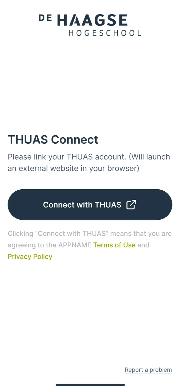 Onboarding, step 2: Sign in